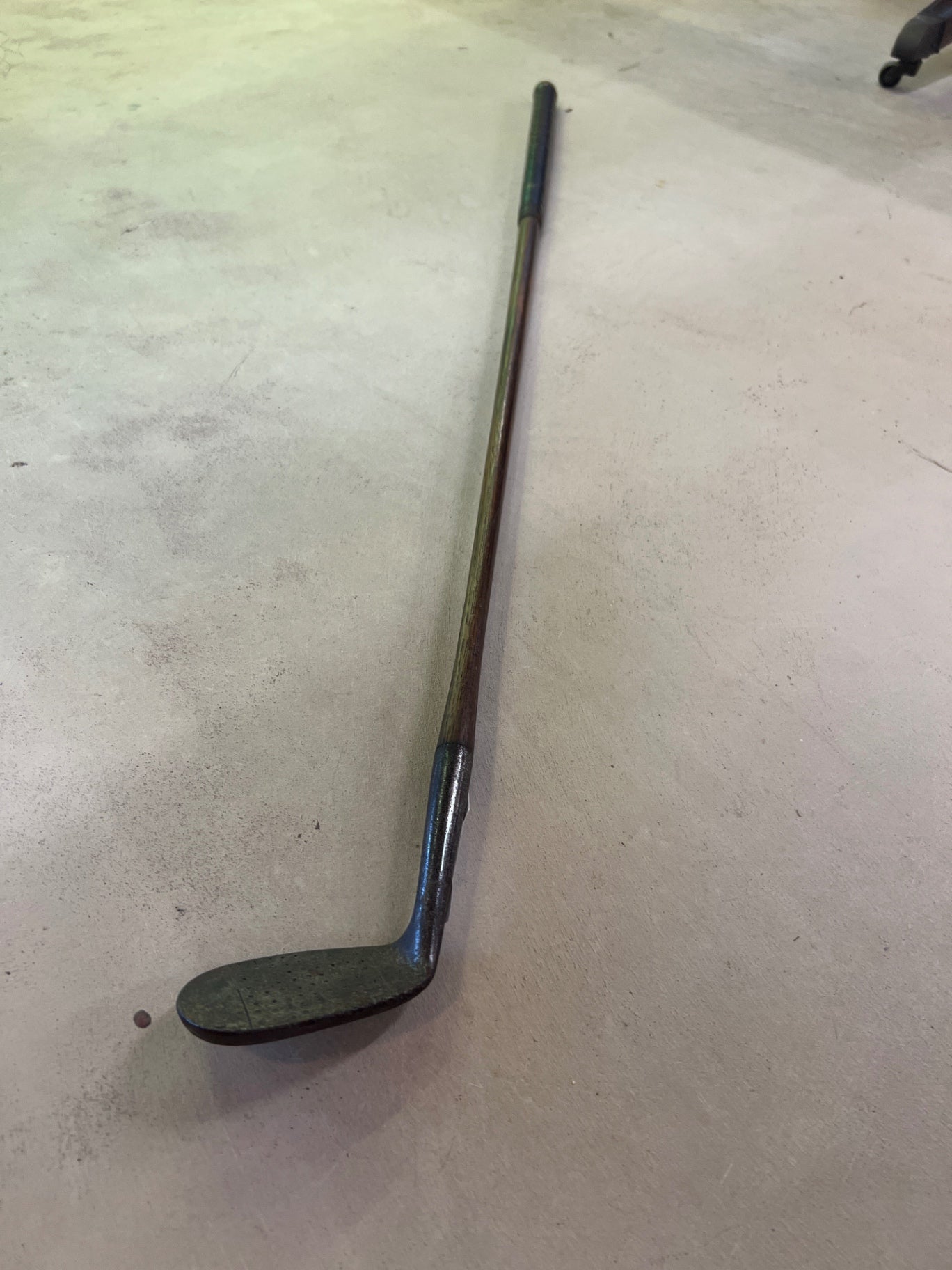 Hand forged niblick 1920s golf club