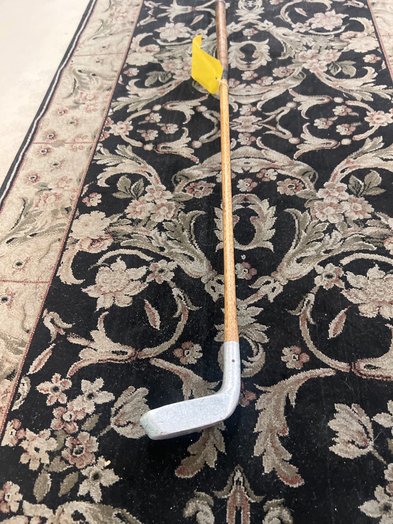 Jack Bond Aluminium Putter – Mills Ray Style, Hickory Shaft, c.1880s (Original Grip)