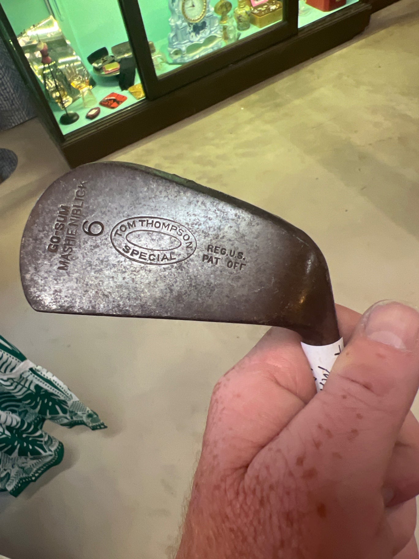 Tom Thompson, Mashie golf club