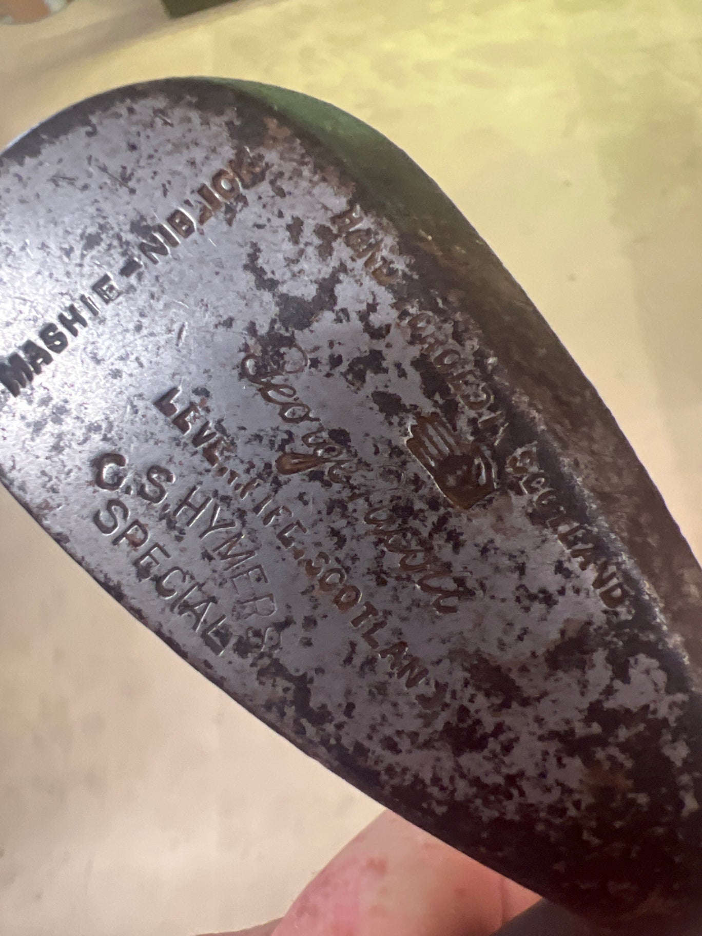 George Scott “Special” Mashie Niblick – Hickory Shaft, Scotland (Early 1900s)