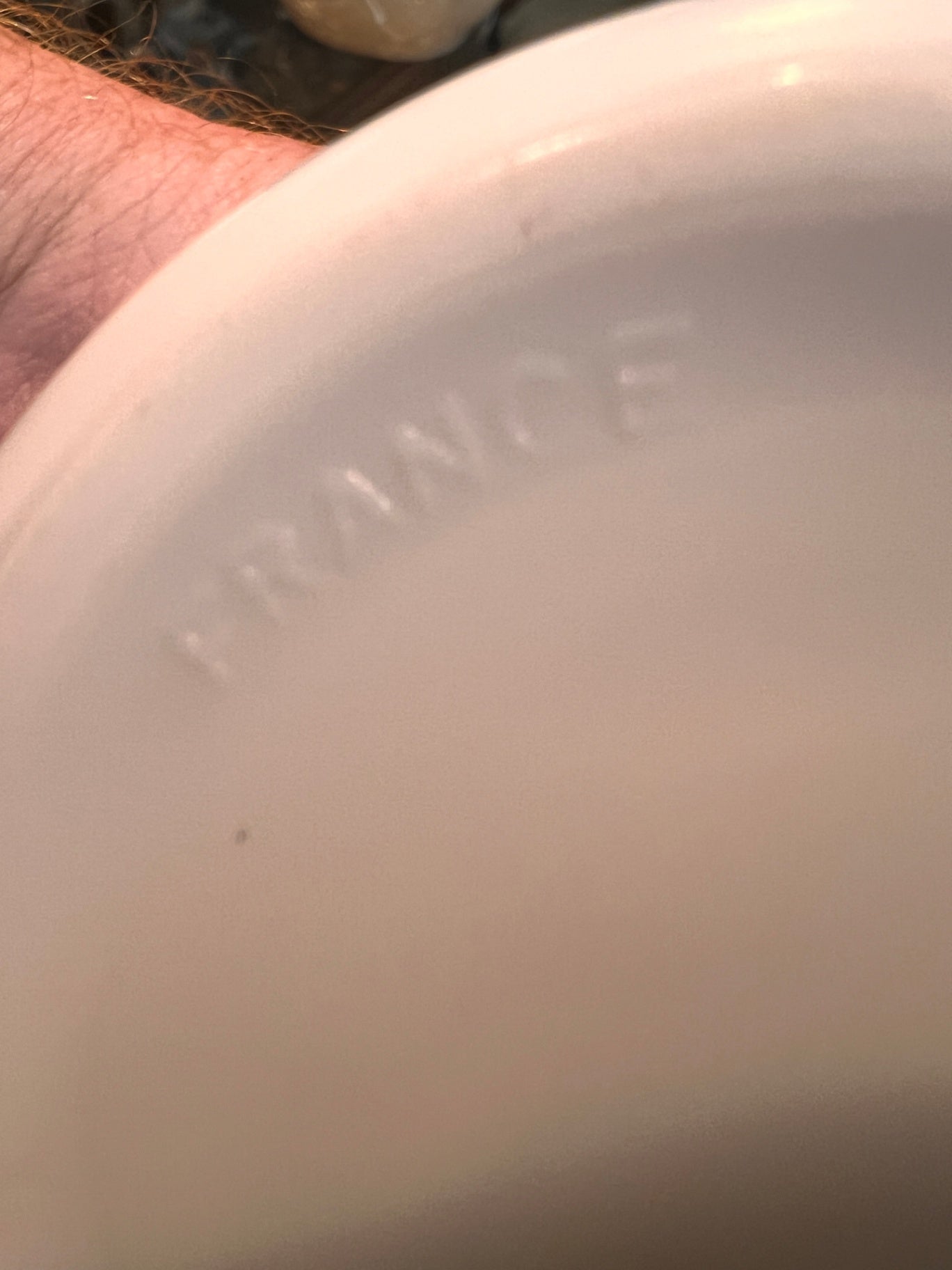 Antique French Opaline Glass Apothecary Jar – Hand Painted Floral, c.1900