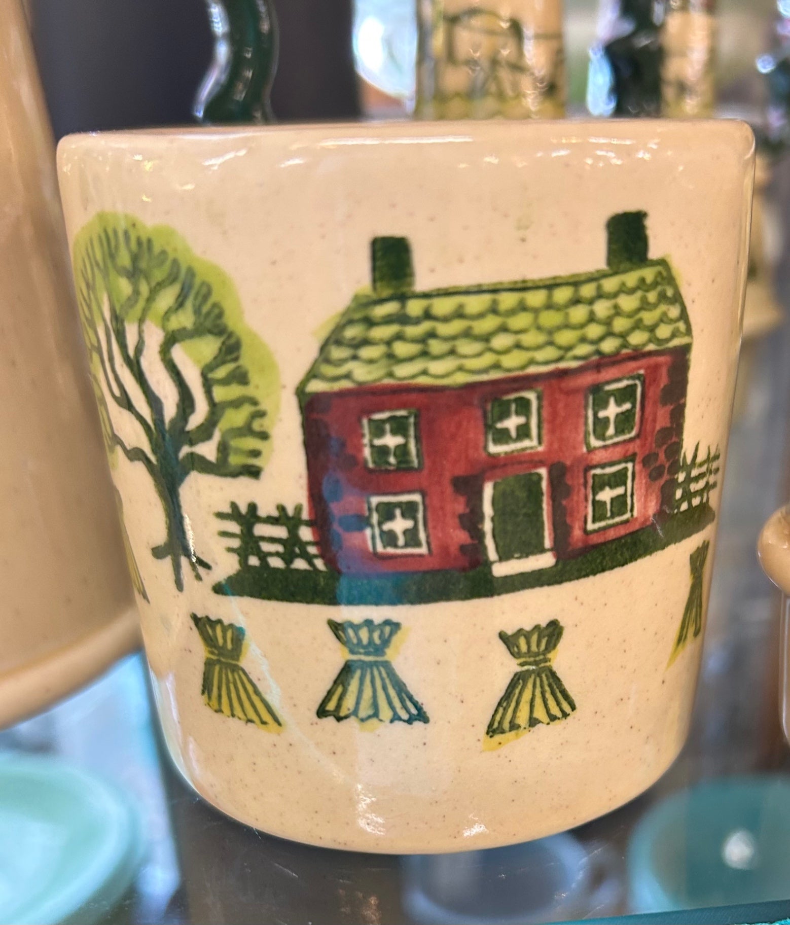 Metlox Mustard/jelly jar no lid