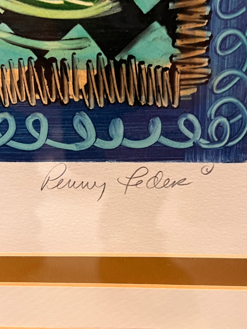 Penny Feder Original Monoprint Porcelain Pot – Hand-Signed, COA, 1/1