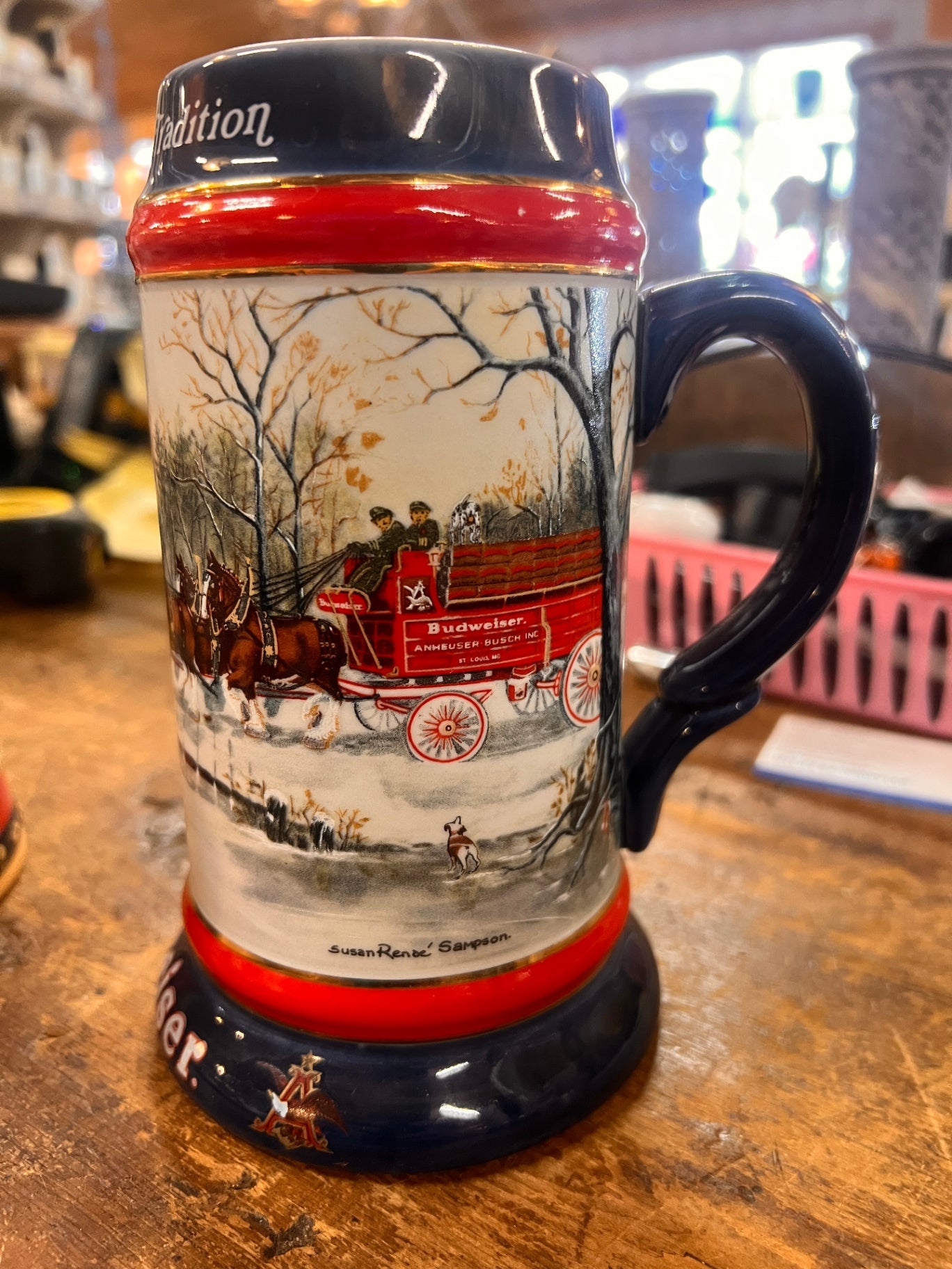 Budweiser “An American Tradition” Stein (1996)