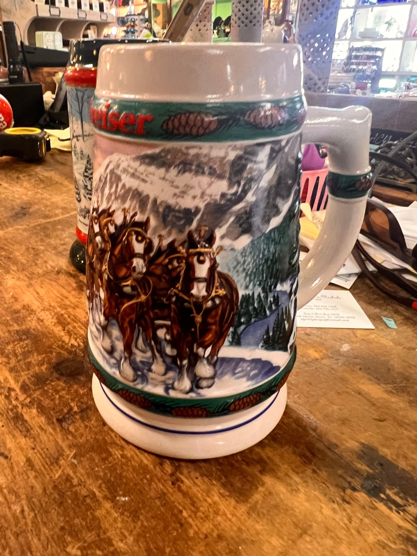 1993 “Special Delivery” Budweiser Stein