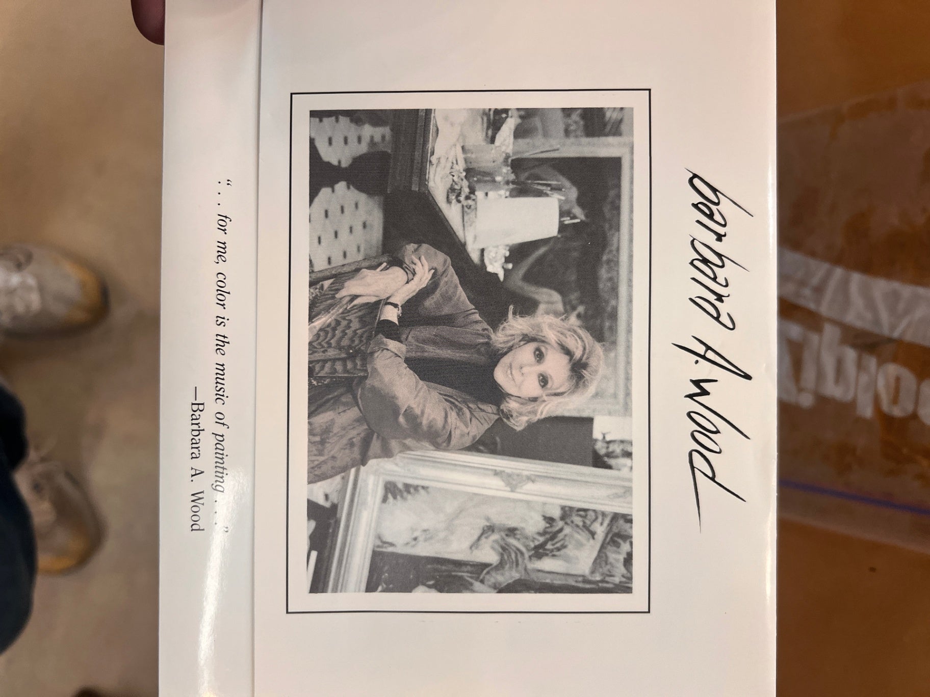 Barbara A. Wood – Mois de Mai – Signed Lawrence Unlimited Print – Large Gold Frame