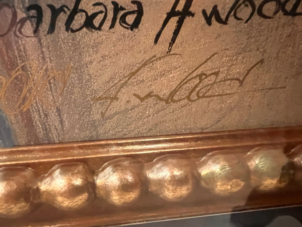 Barbara A. Wood – Mois de Mai – Signed Lawrence Unlimited Print – Large Gold Frame