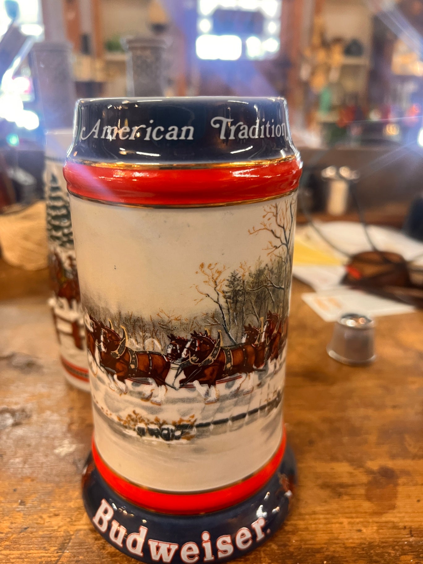 Budweiser “An American Tradition” Stein (1996)