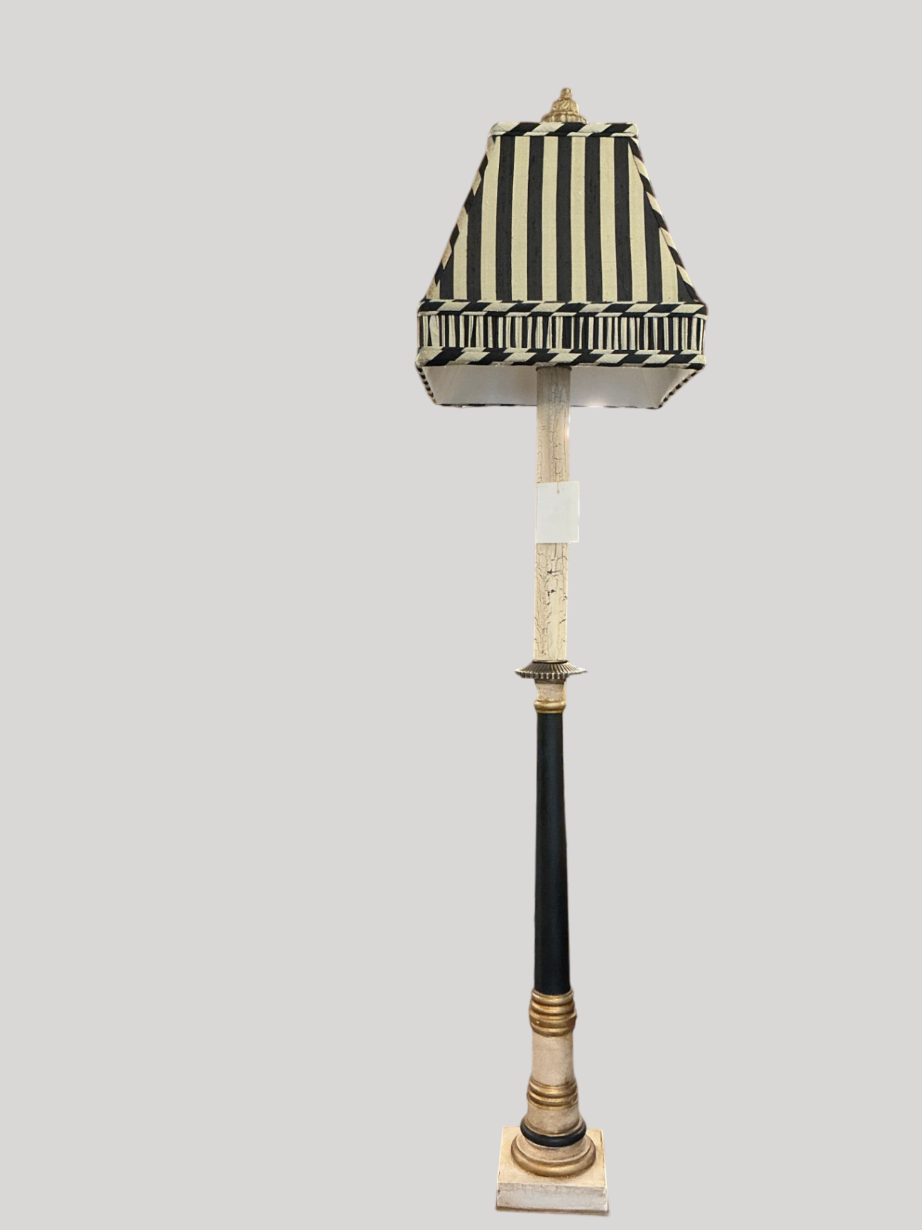Designer Boutique Striped Shade Table Lamp