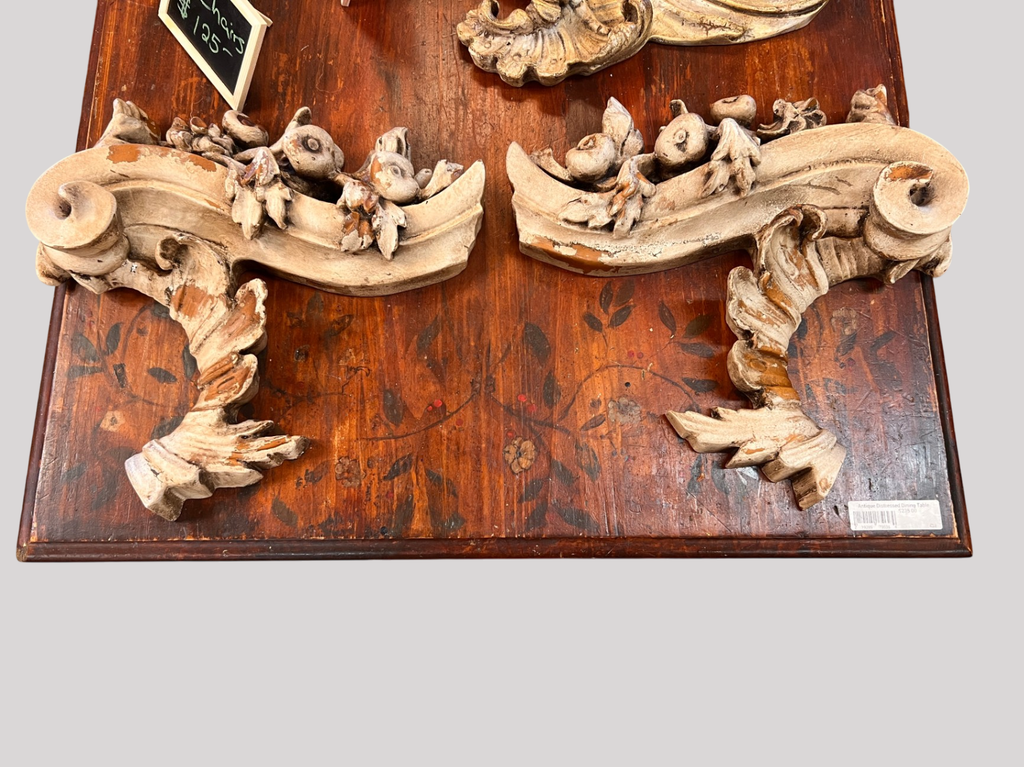DA BCH-7020 R&L Carved Fruit & Scroll Wall Brackets – Boutique Wall Decor (Pair)