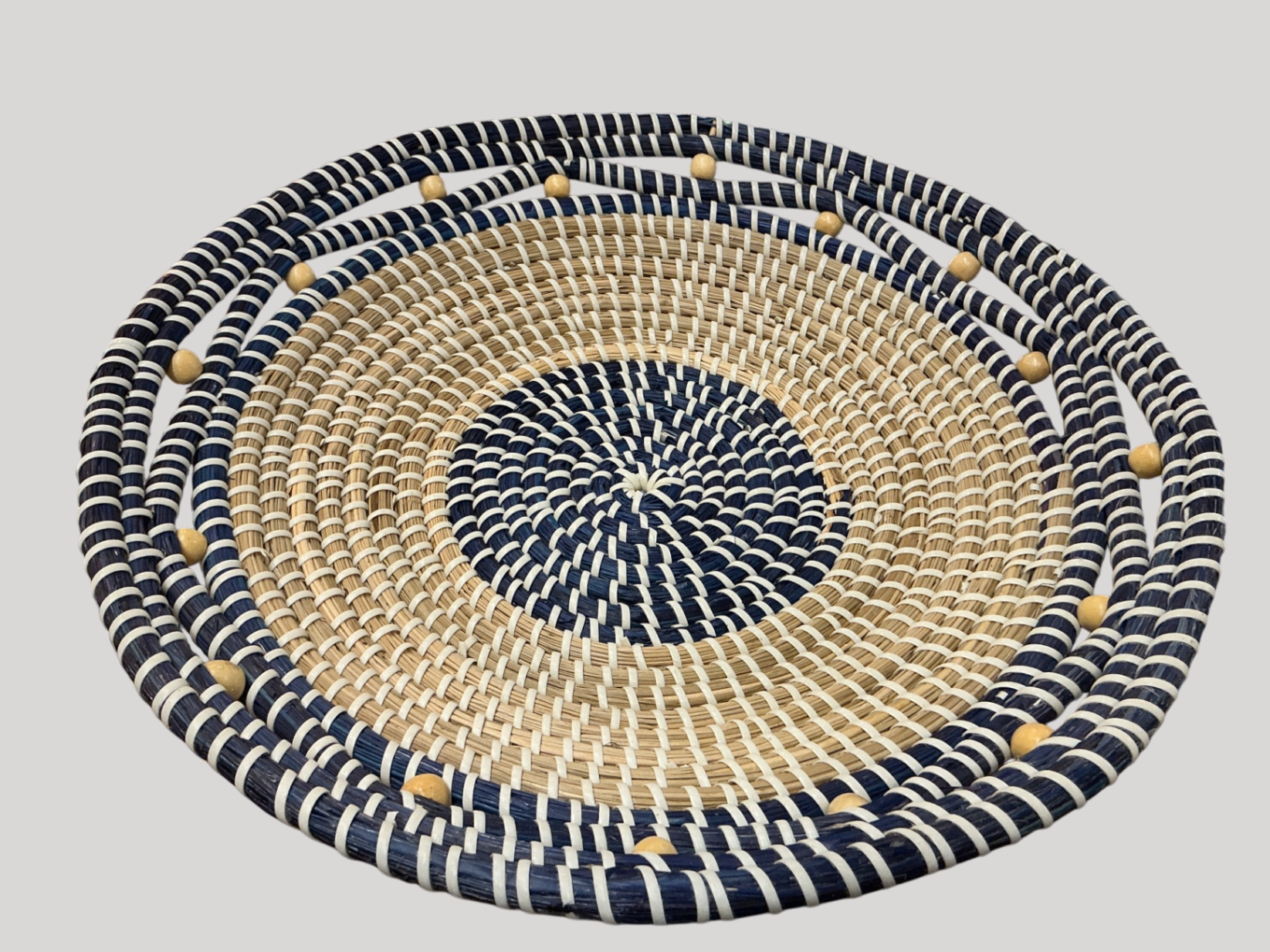 Blue Beige Basket