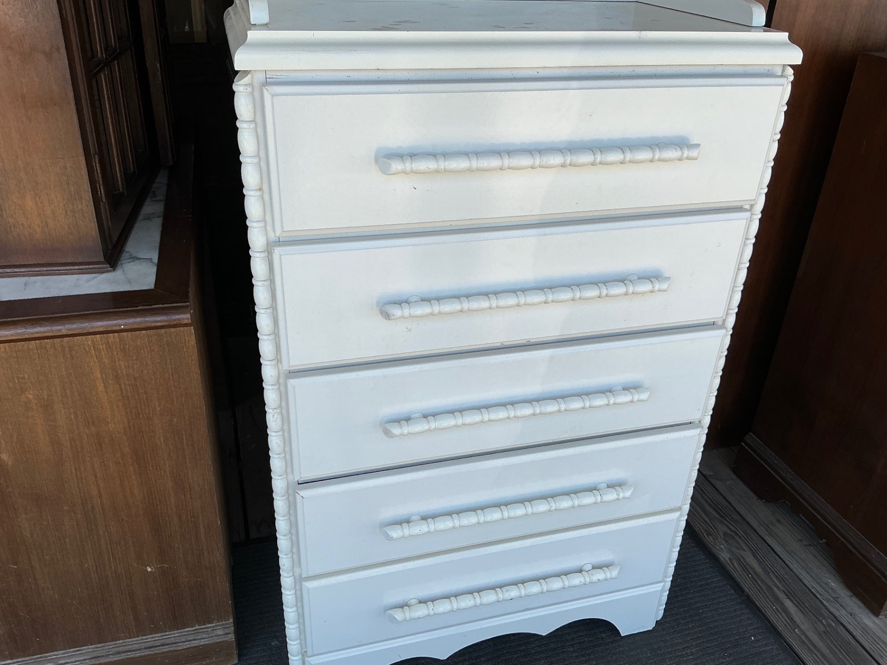 White dresser