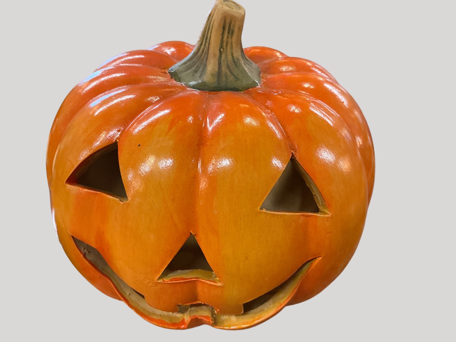 Ceramic Tealight Pumpkin