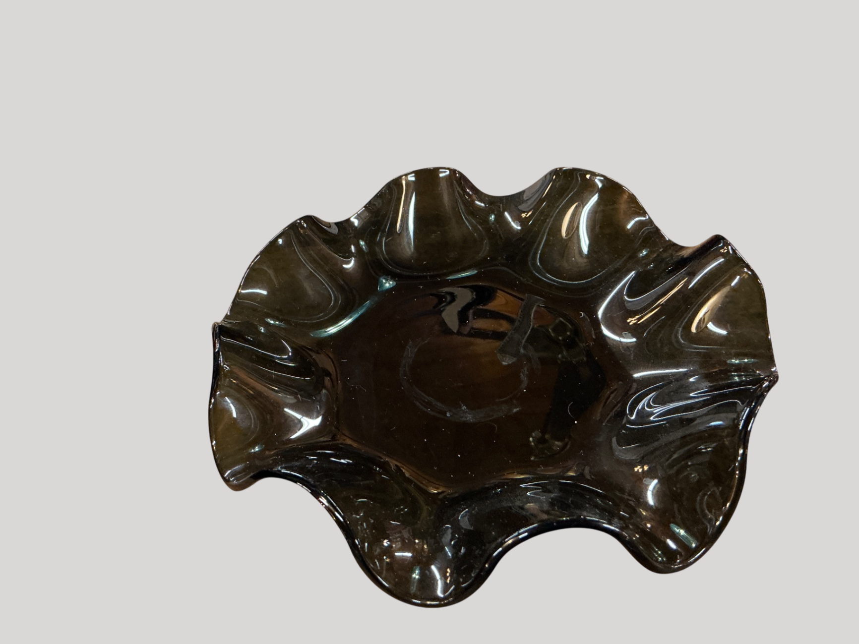 Vintage glass plate