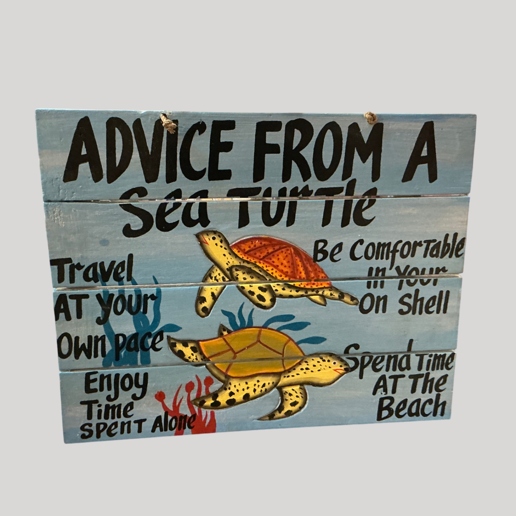 Advice From sea Turtle Sign