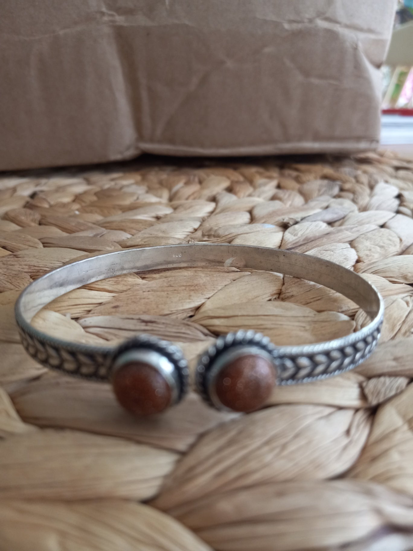 Bracelet cuff sm sunstone dsc