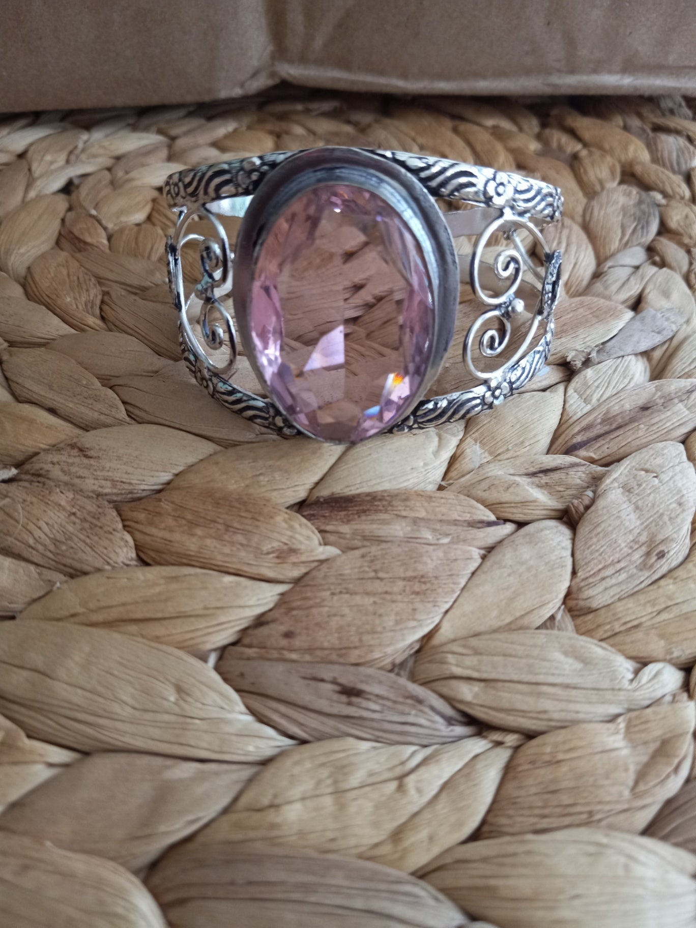 Bracelet cuff pk kudzu dsc