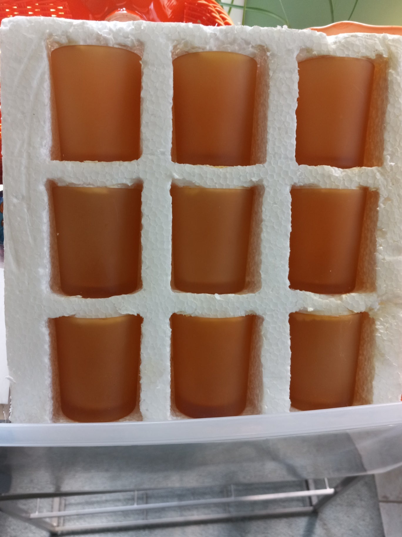 Orange votive cups 9 dsc