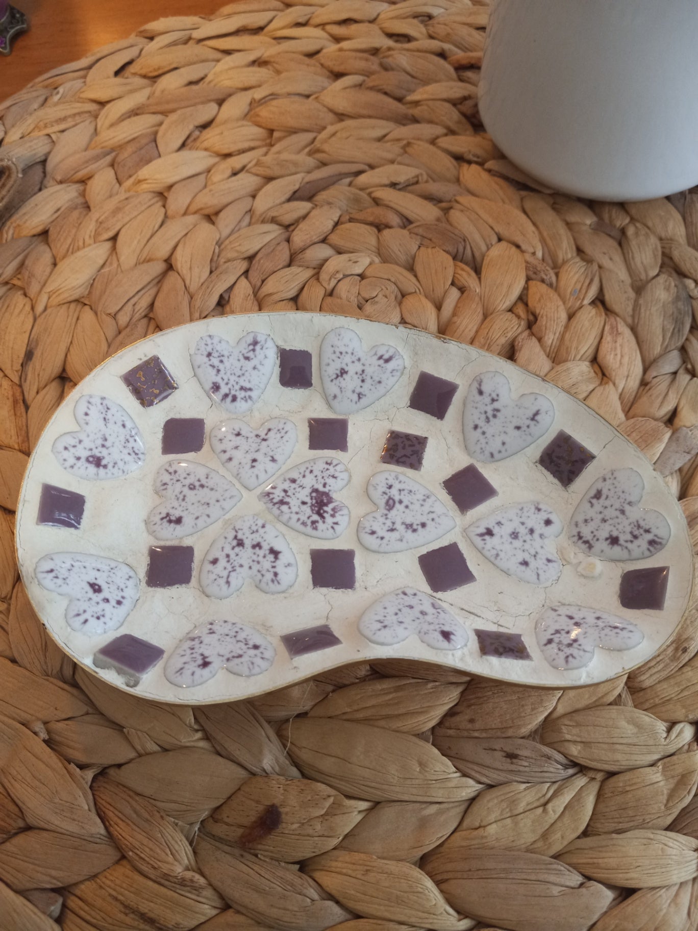 Ashtray hearts kidney shape dsc