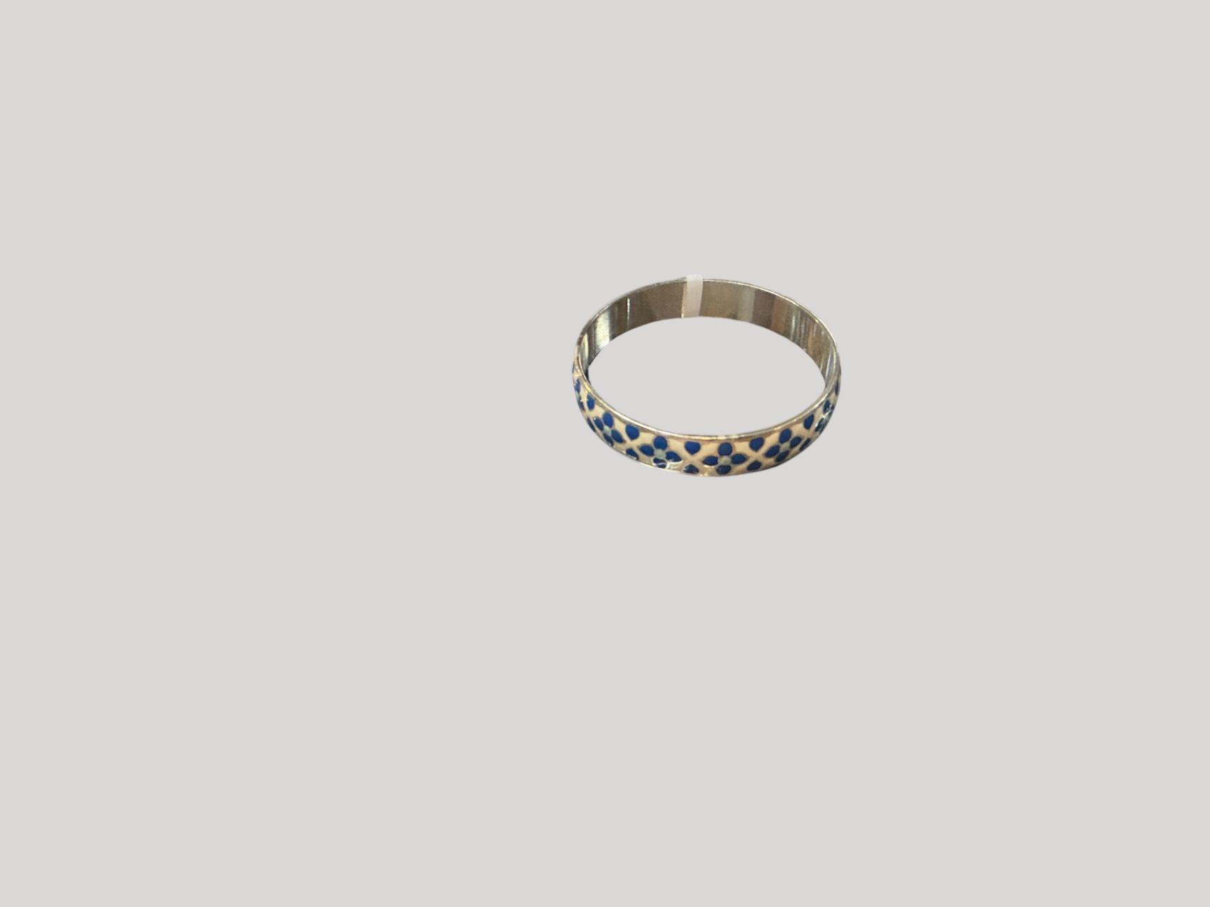 Blue Bangle Bracelet