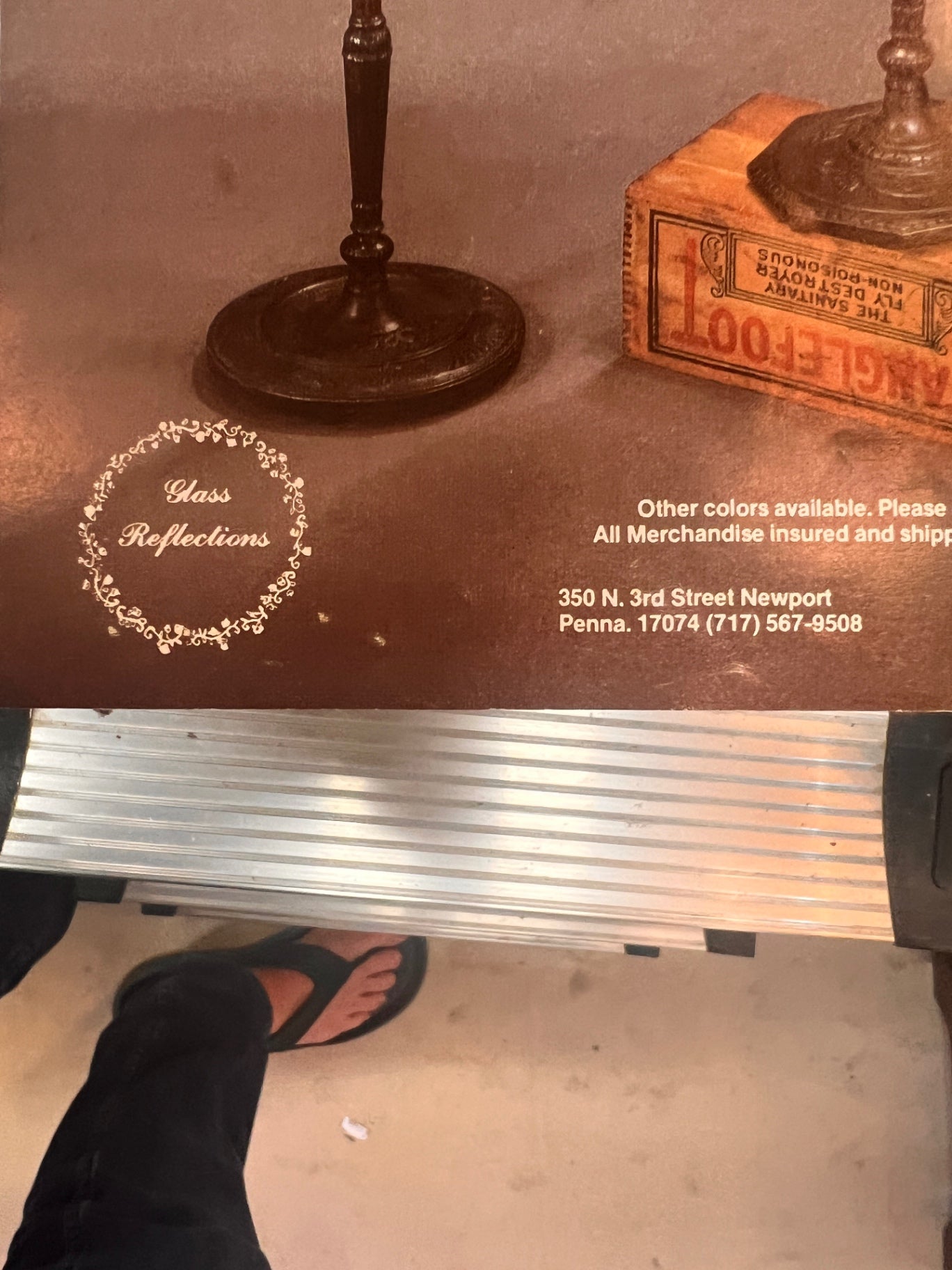 Glass Reflections Studios Tiffany Style Stained Glass Swag Lamp “Traditional Fruit” – Handcrafted Pennsylvania