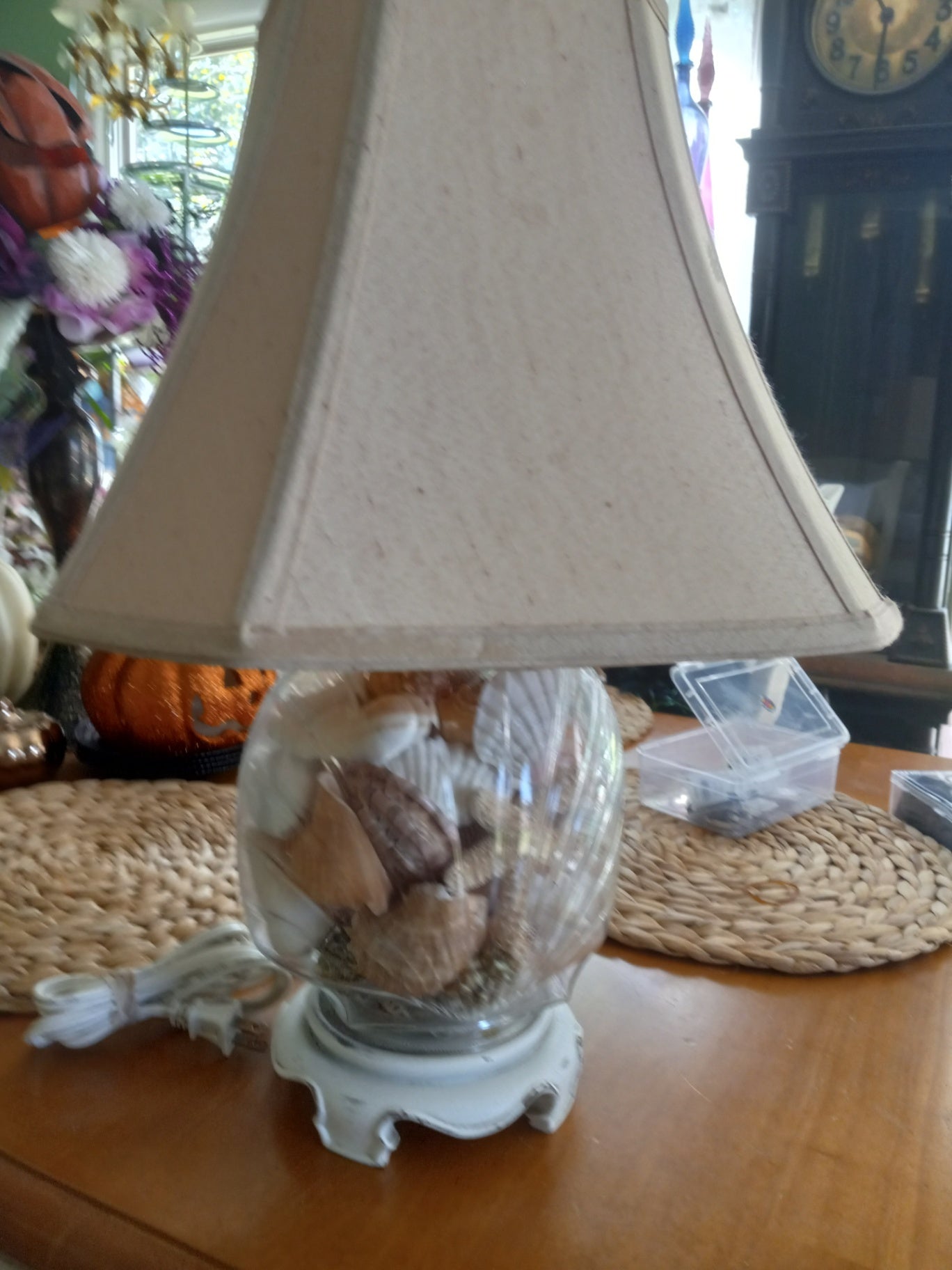 Seashell lamp small dsc