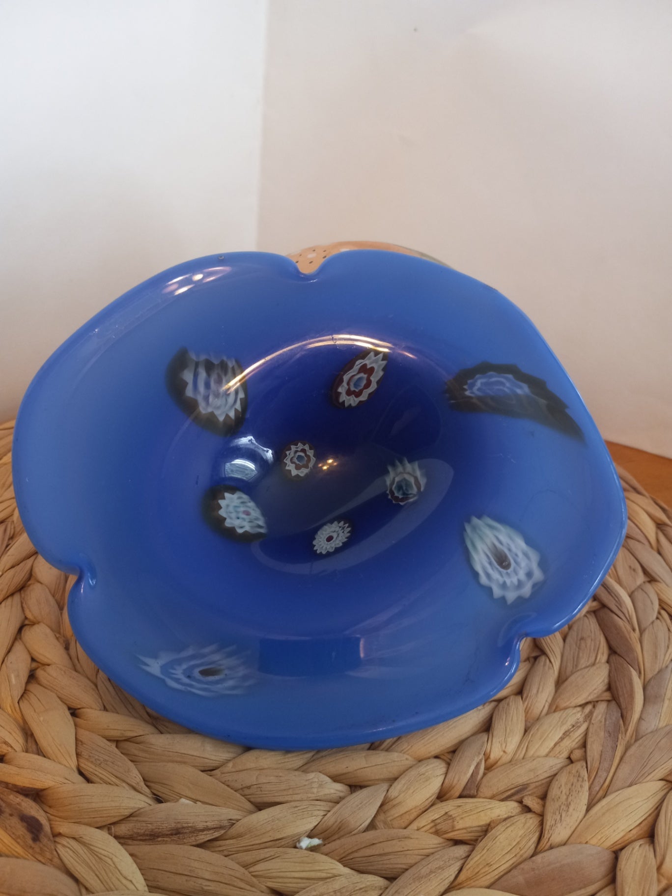 Murano blue toso dish dsc