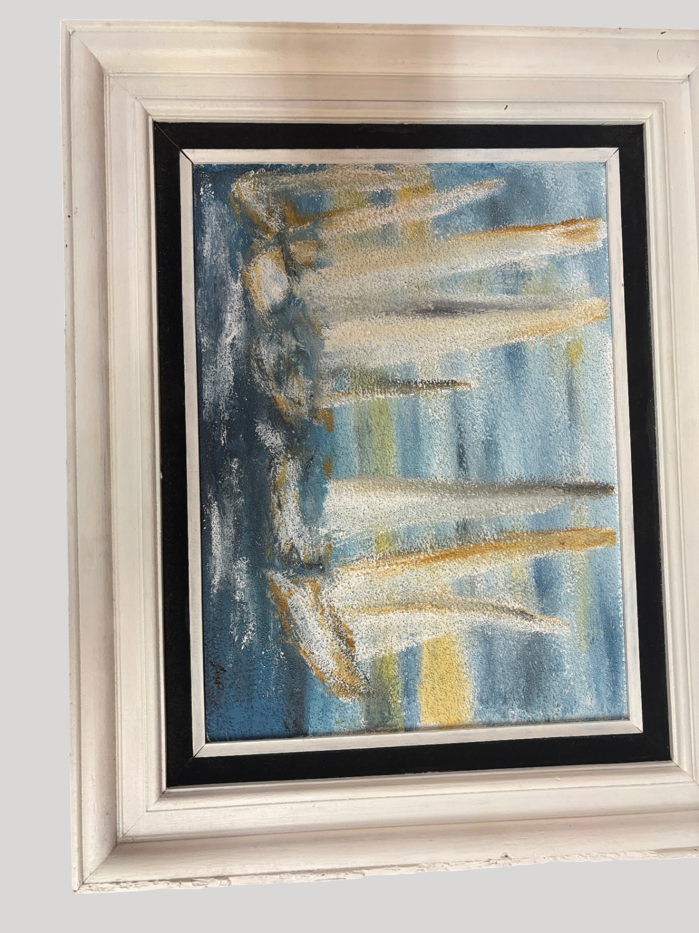 Hand Painted Saliboat Oil 