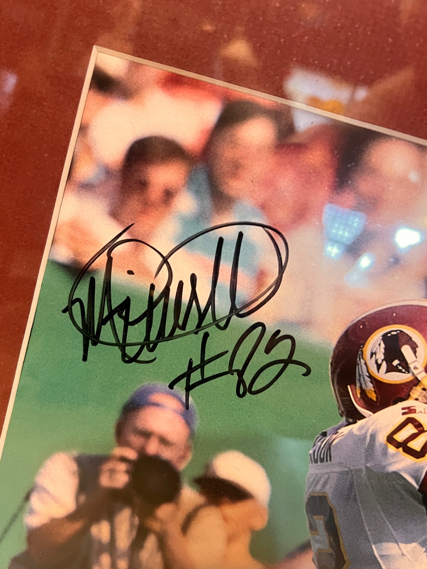 Michael Westbrook Autographed Washington Redskins Framed 8x10 Photo (#82 WR)