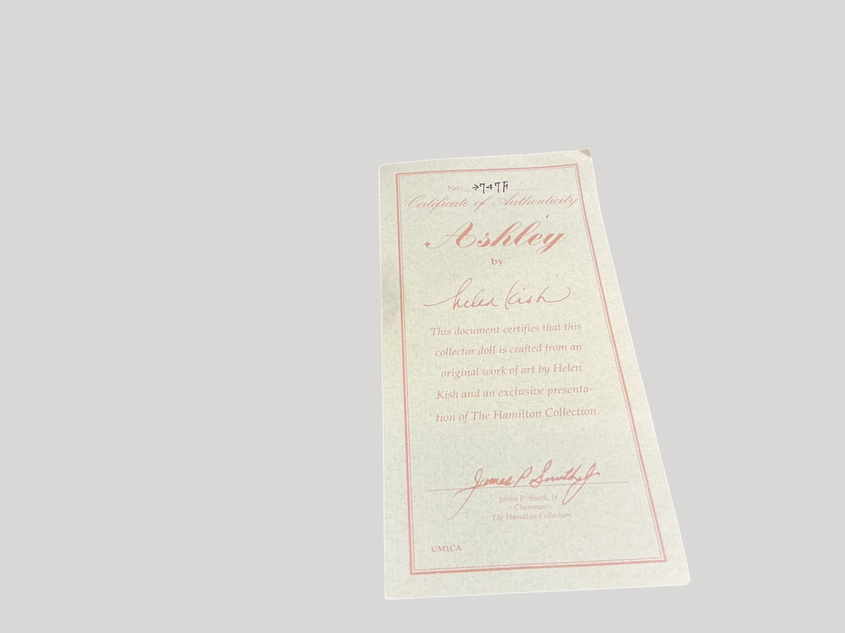 Ashley” Collector Doll by Helen Kish – The Hamilton Collection