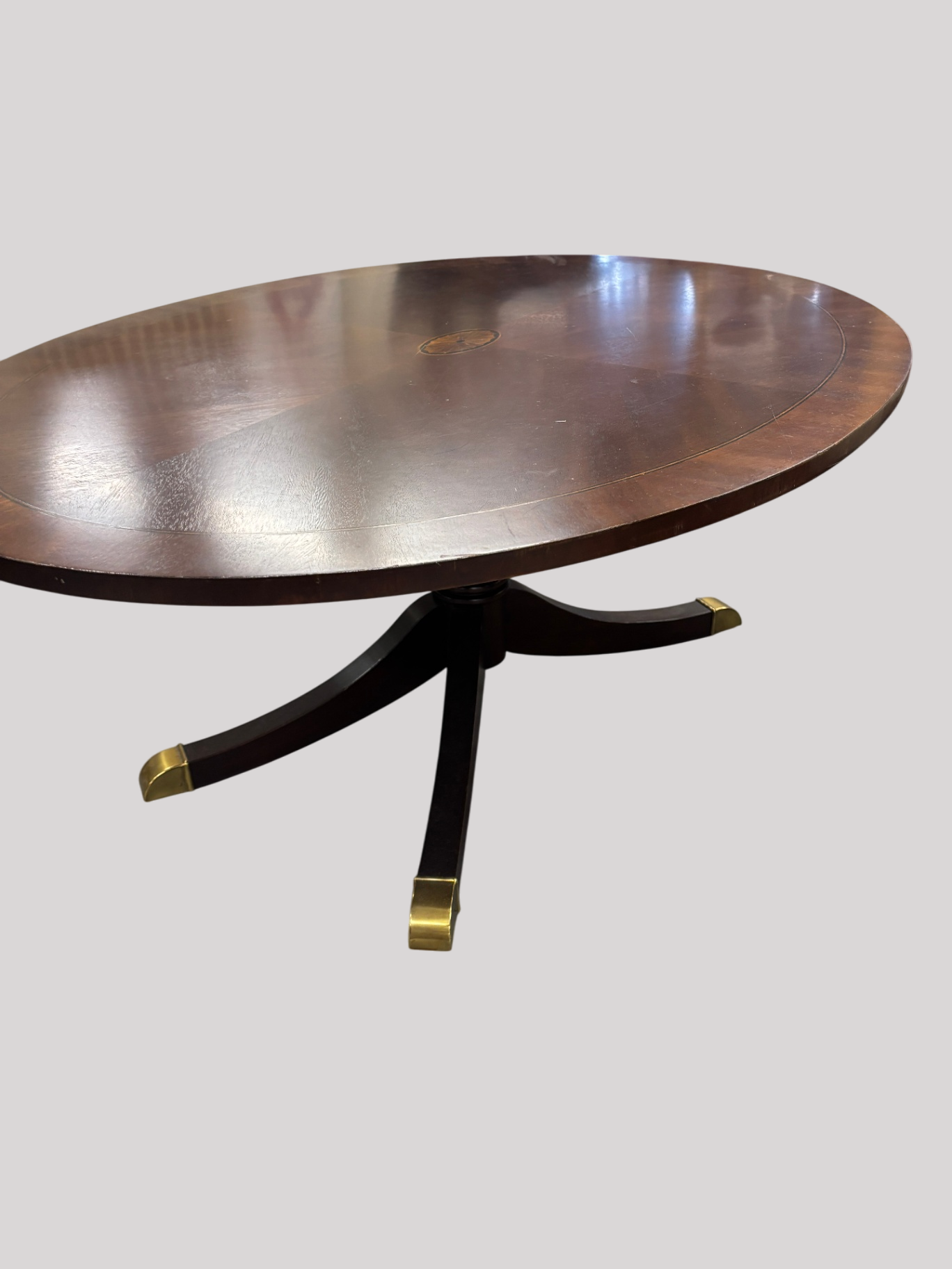 Round Pedestal Coffee Table