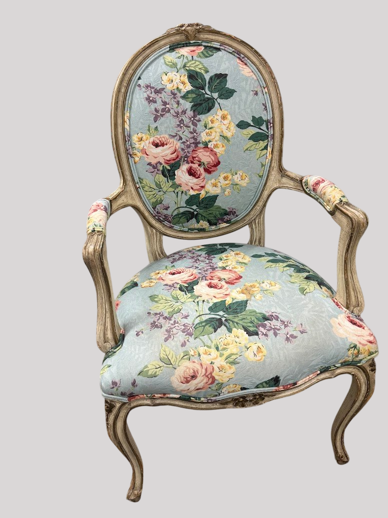 French Proventil  Inspired Accent Chair