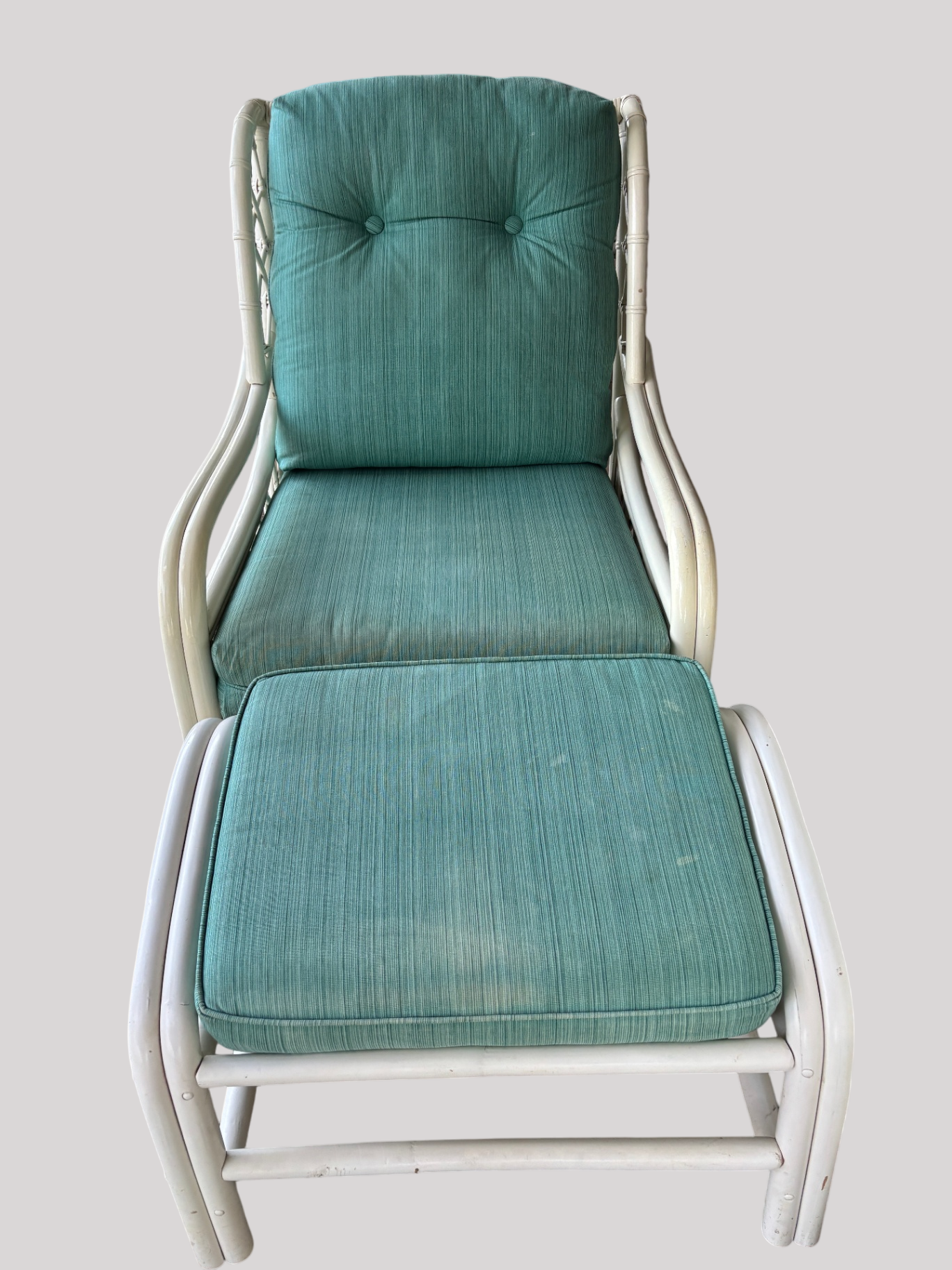 Chair and Ottoman with cushion