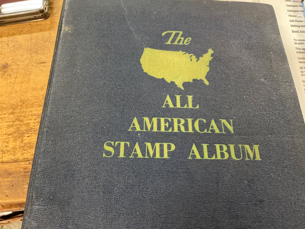 Stamp Album with Assorted Stamps