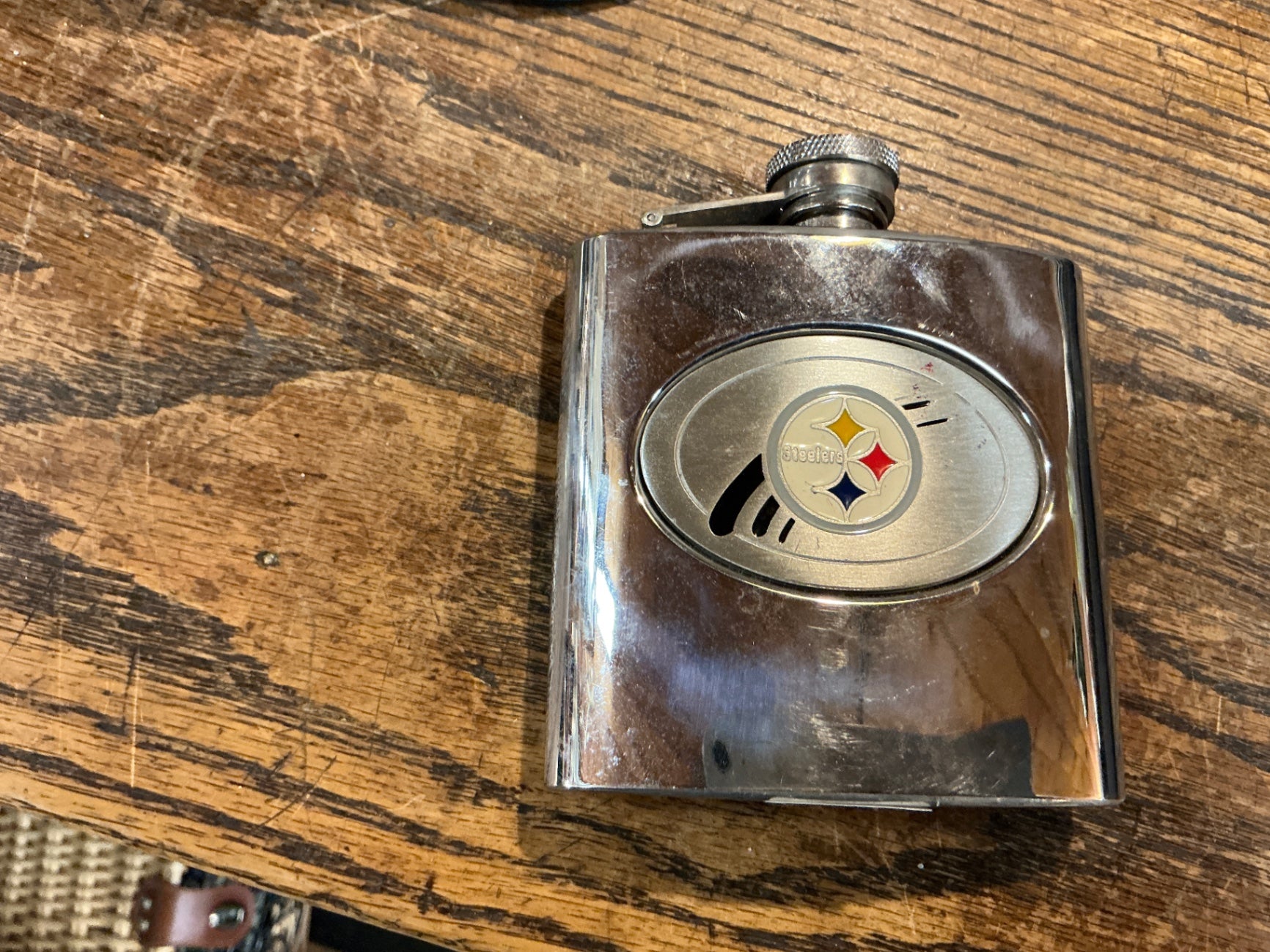 Pittsburgh Steelers Stainless Steel Hip Flask