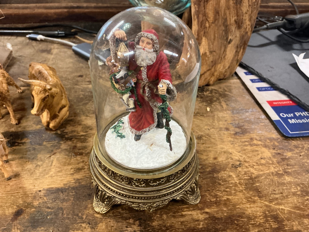 Father Christmas Limited Edition Music Dome by Francis Klein