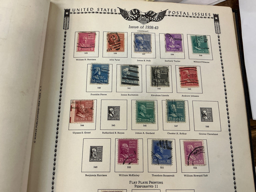 Stamp Album with Assorted Stamps