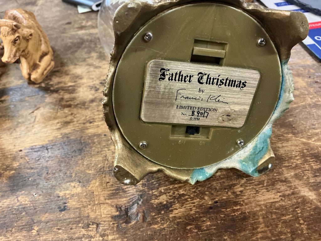 Father Christmas Limited Edition Music Dome by Francis Klein