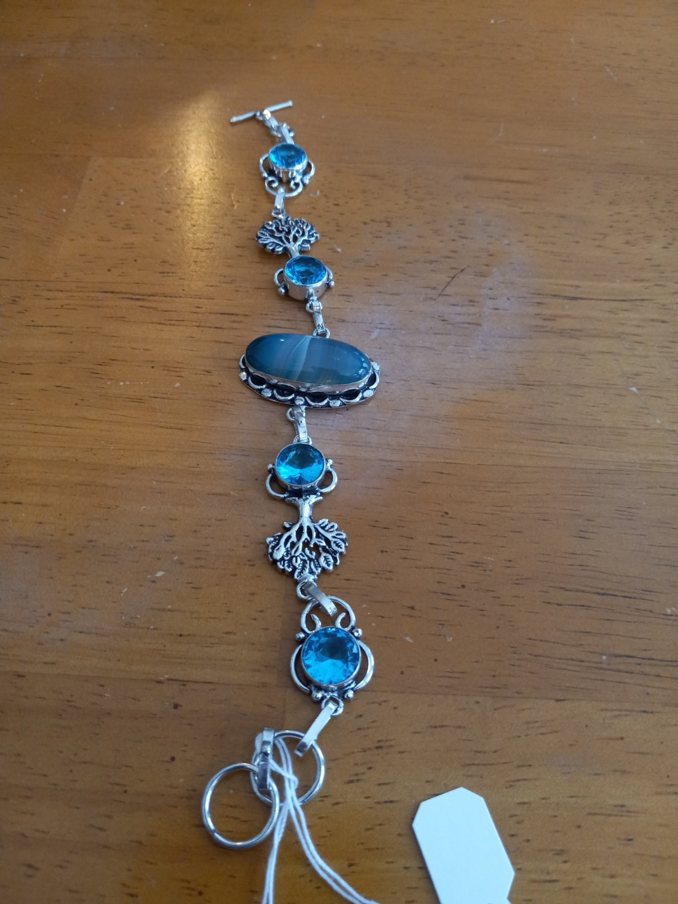 Blue agate bracelet dsc 