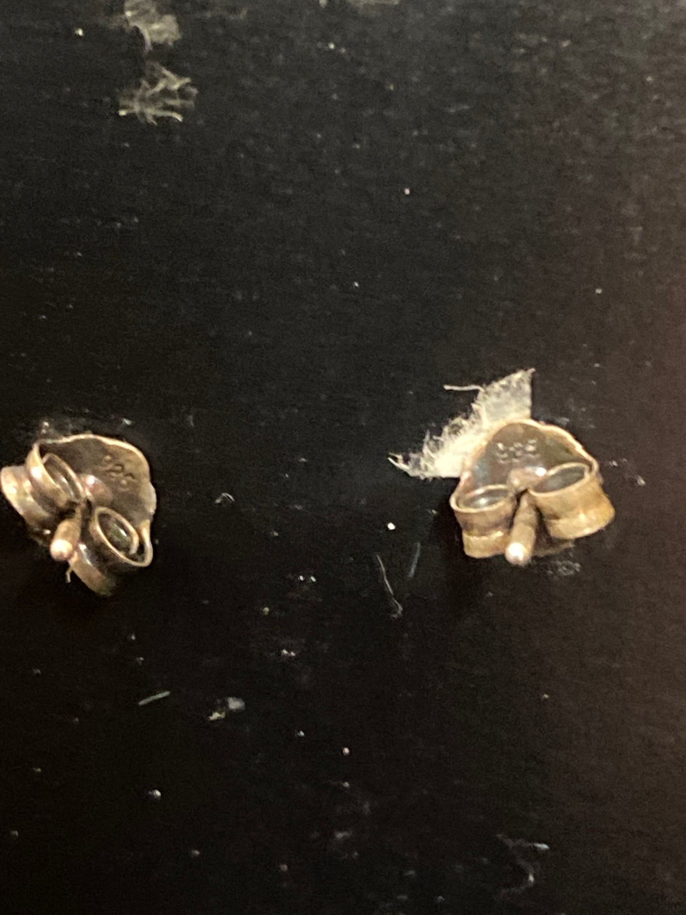 Vintage Stud Sterling Cross Earrings HHH
