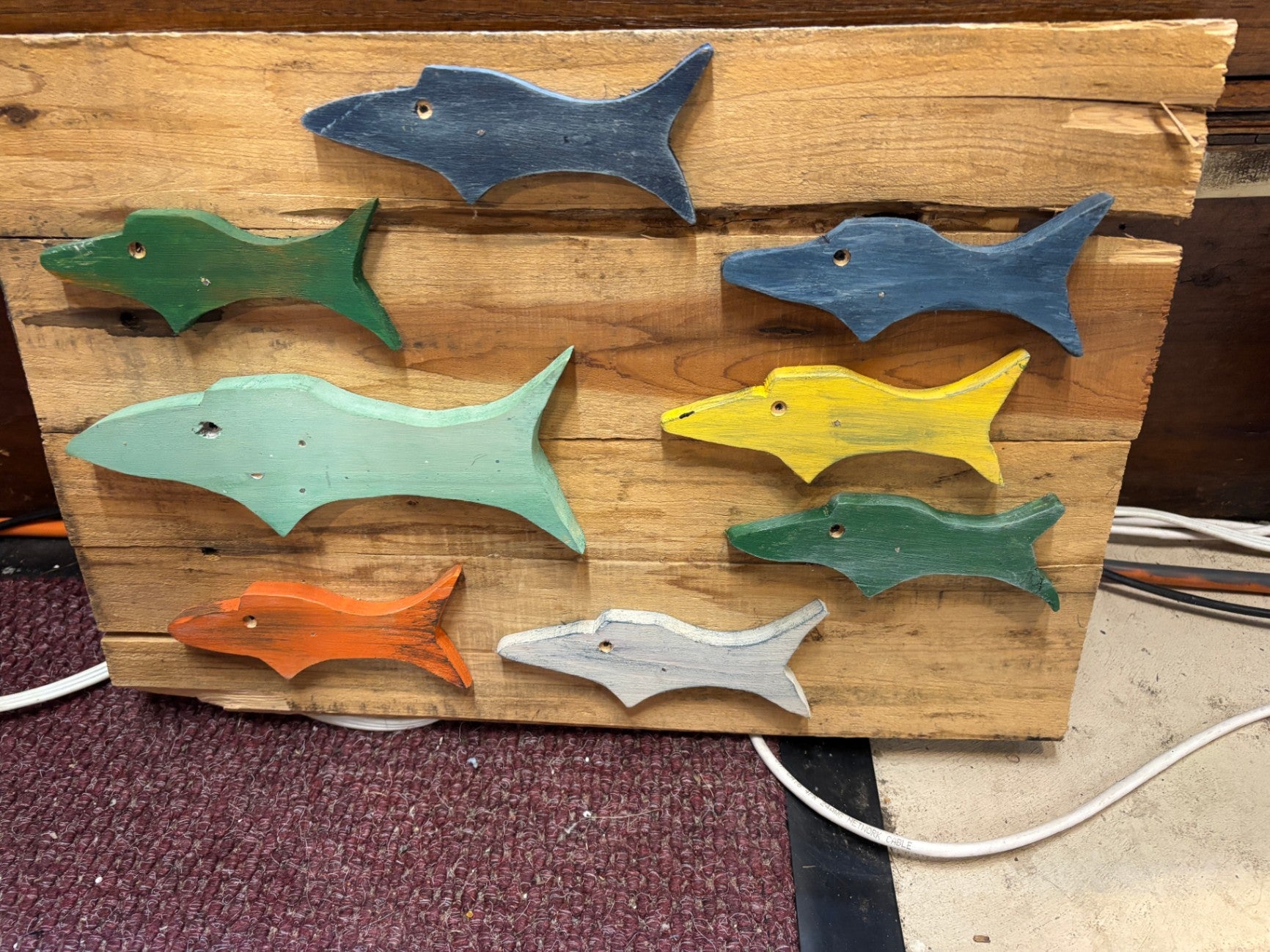 Handmade School of 8 Fish Snookie Cookie