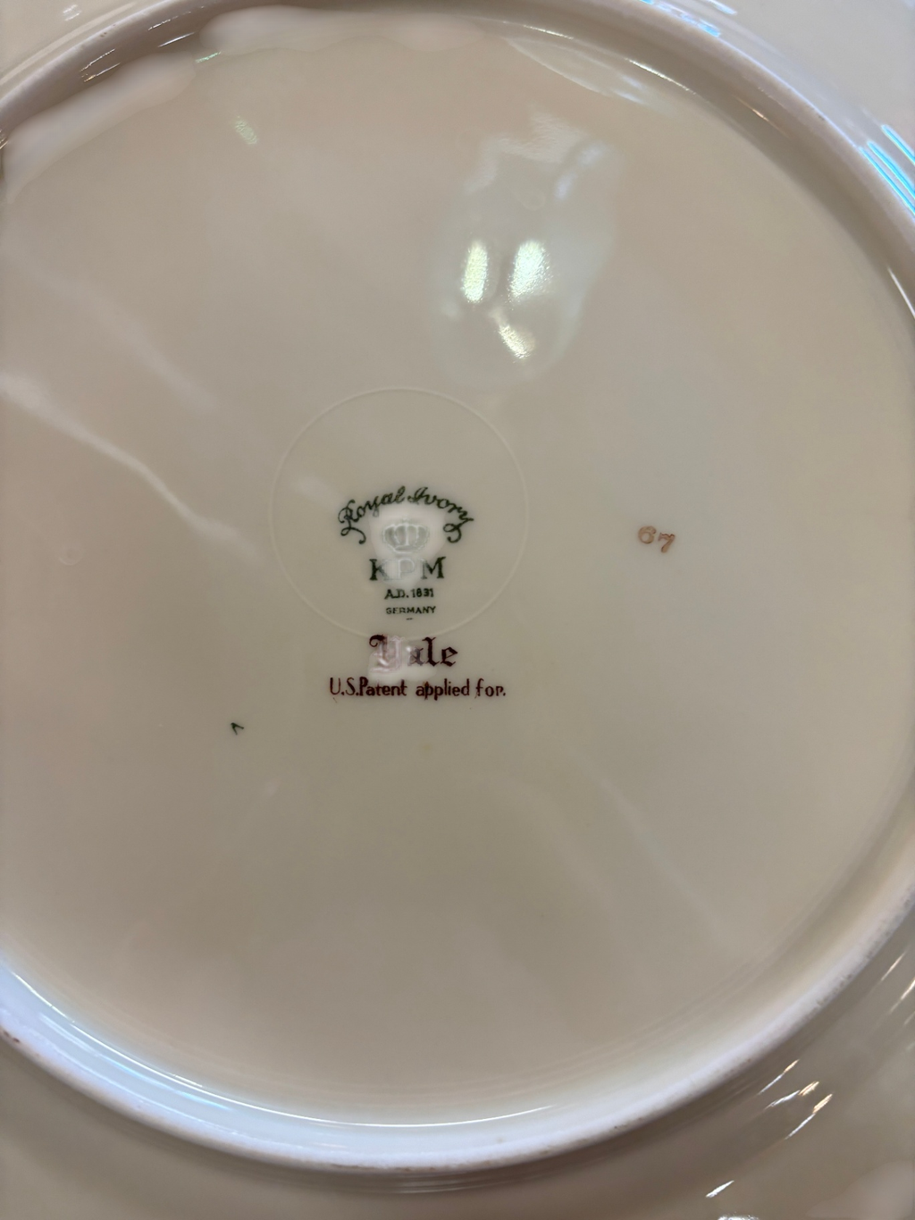 Royal Ivory KPM Yale Incomplete Set of China