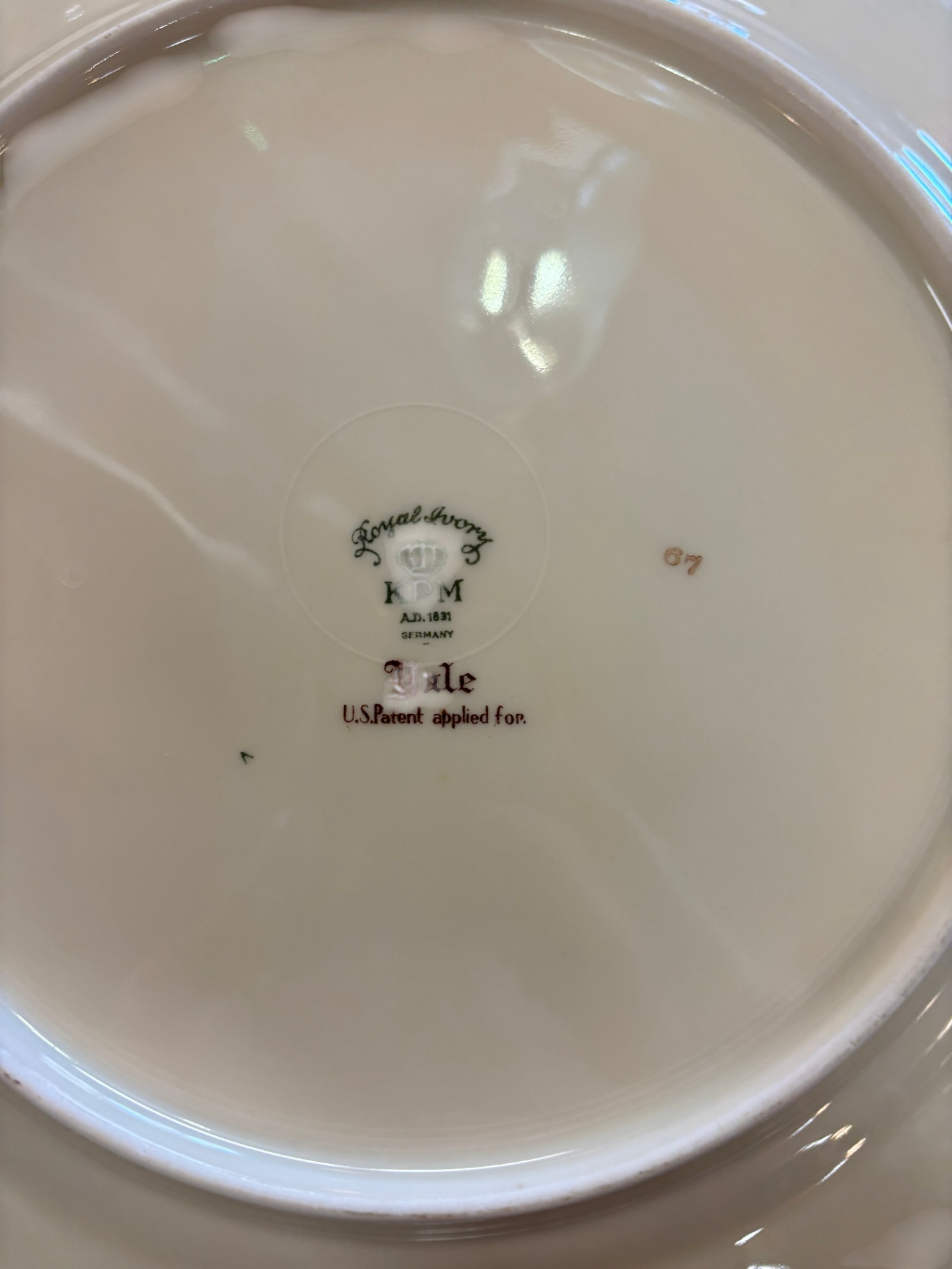 Royal Ivory KPM Yale Incomplete Set of China