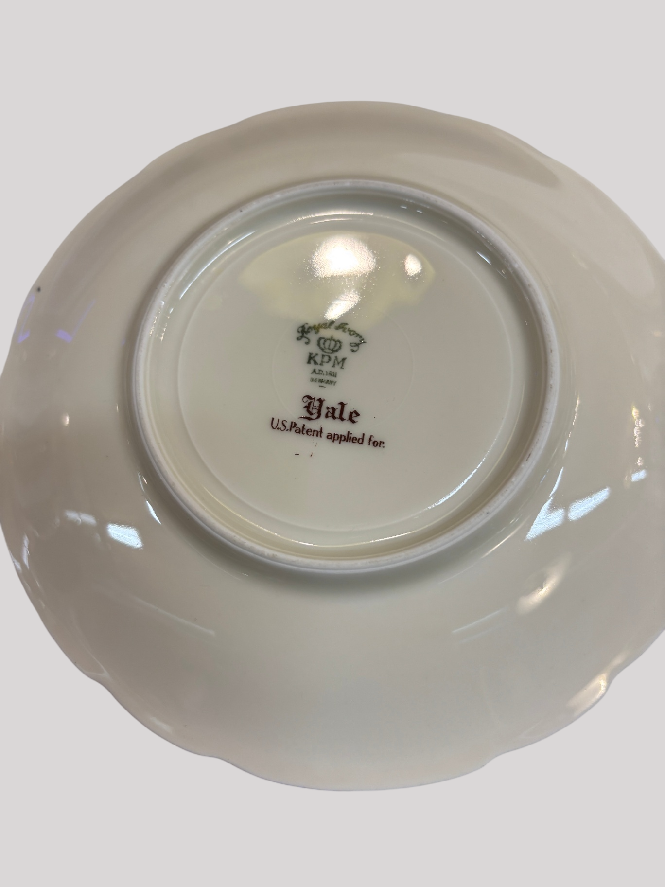 Royal Ivory KPM Yale Incomplete Set of China