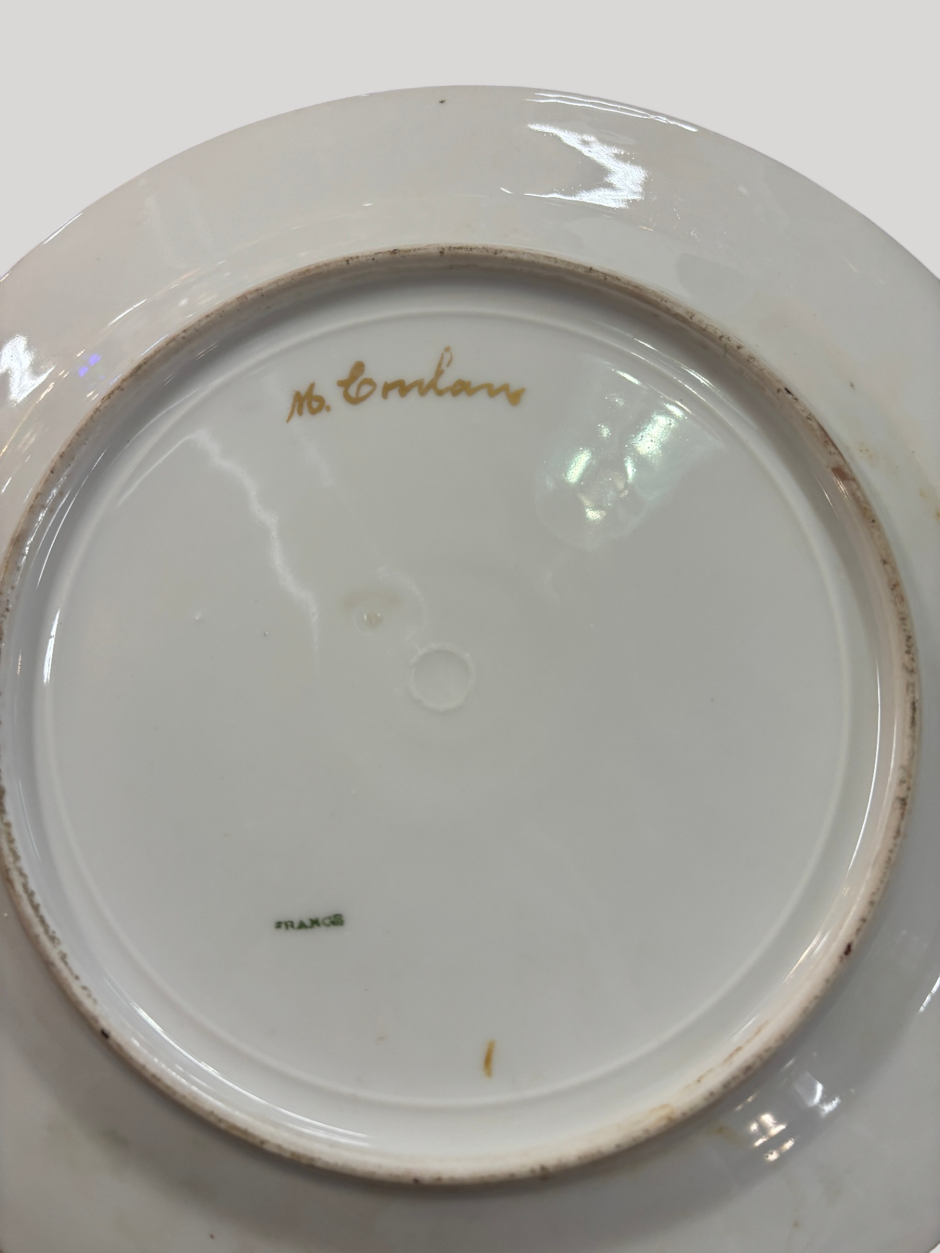 Limoges hand painted porcelian plate