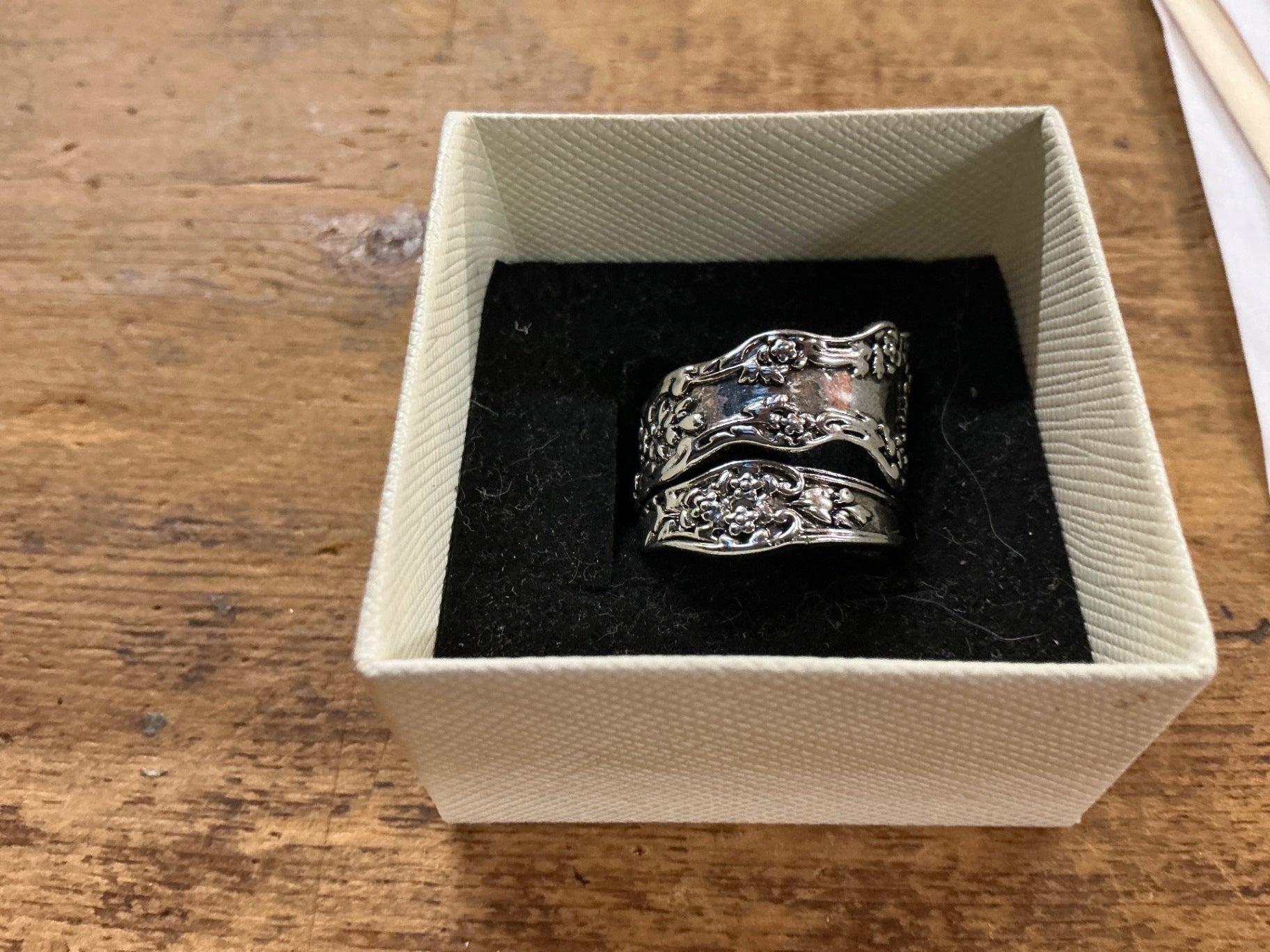 Sterling Spoon Ring size 7