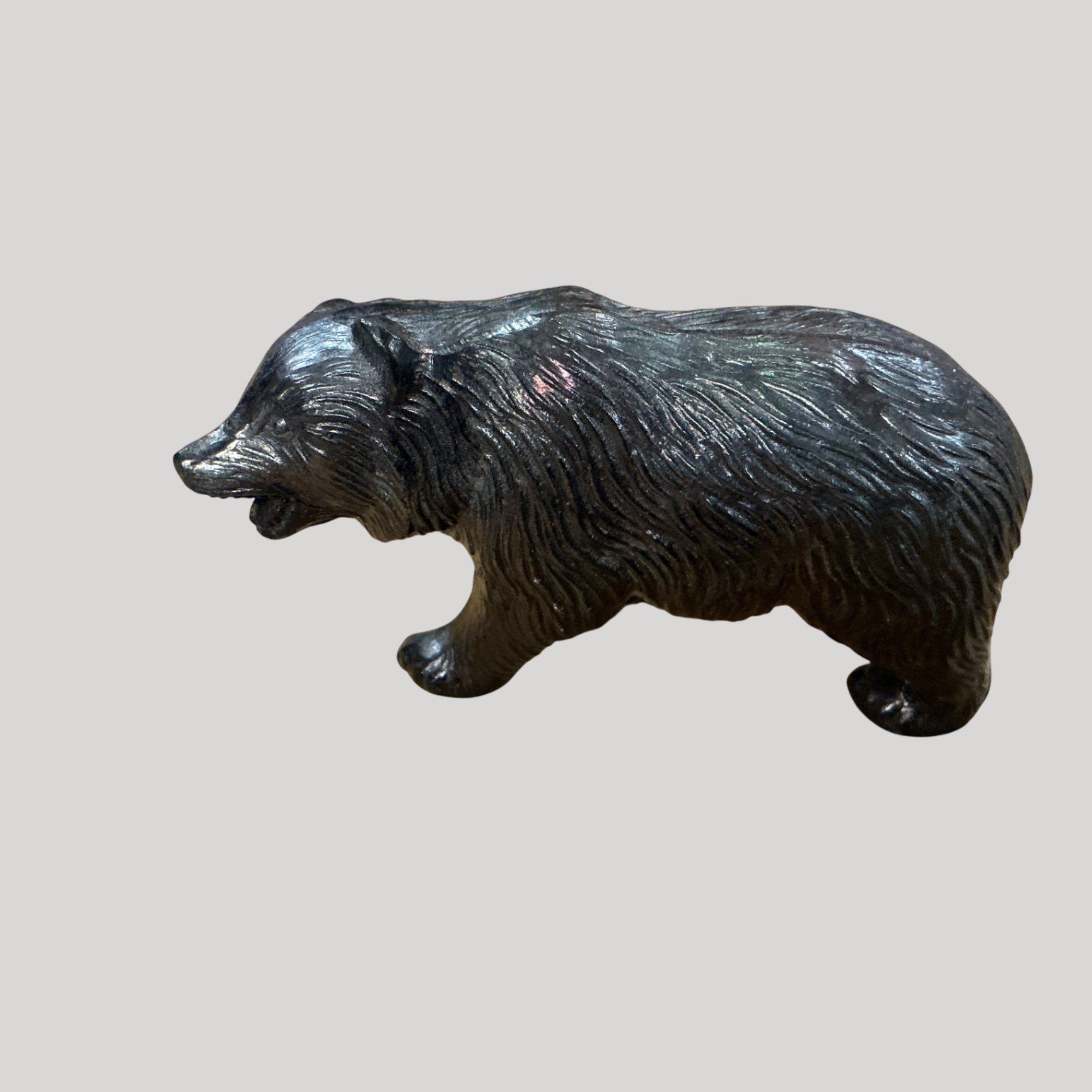 Vintage Cast Metal Bear Figurine