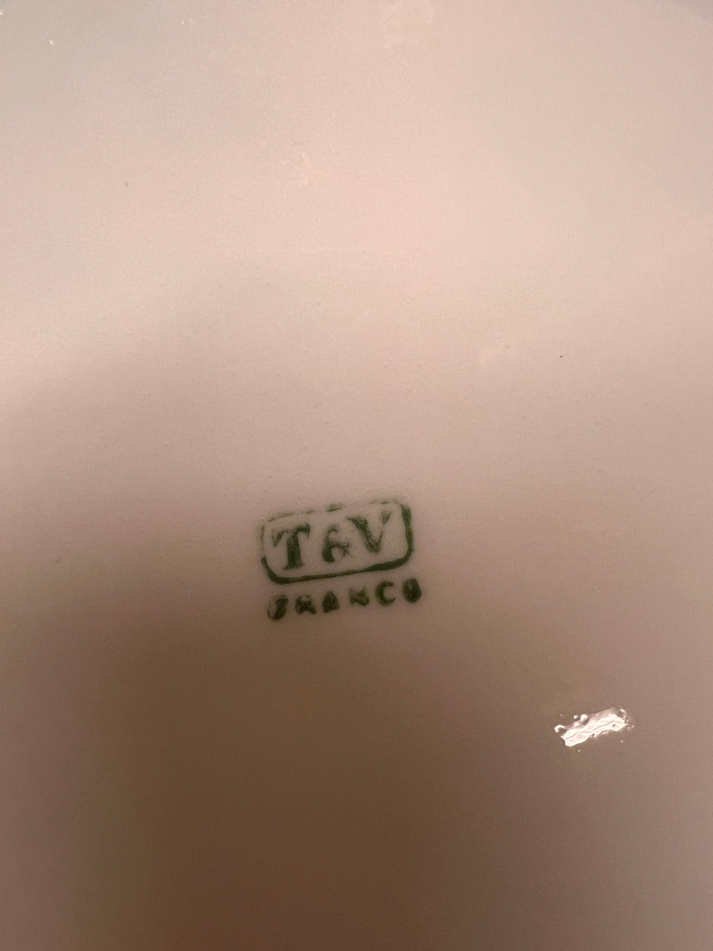 Antique T&V Limoges France Butter Dish – Hand-Painted Floral and Gilt Porcelain, Circa 1892–1907