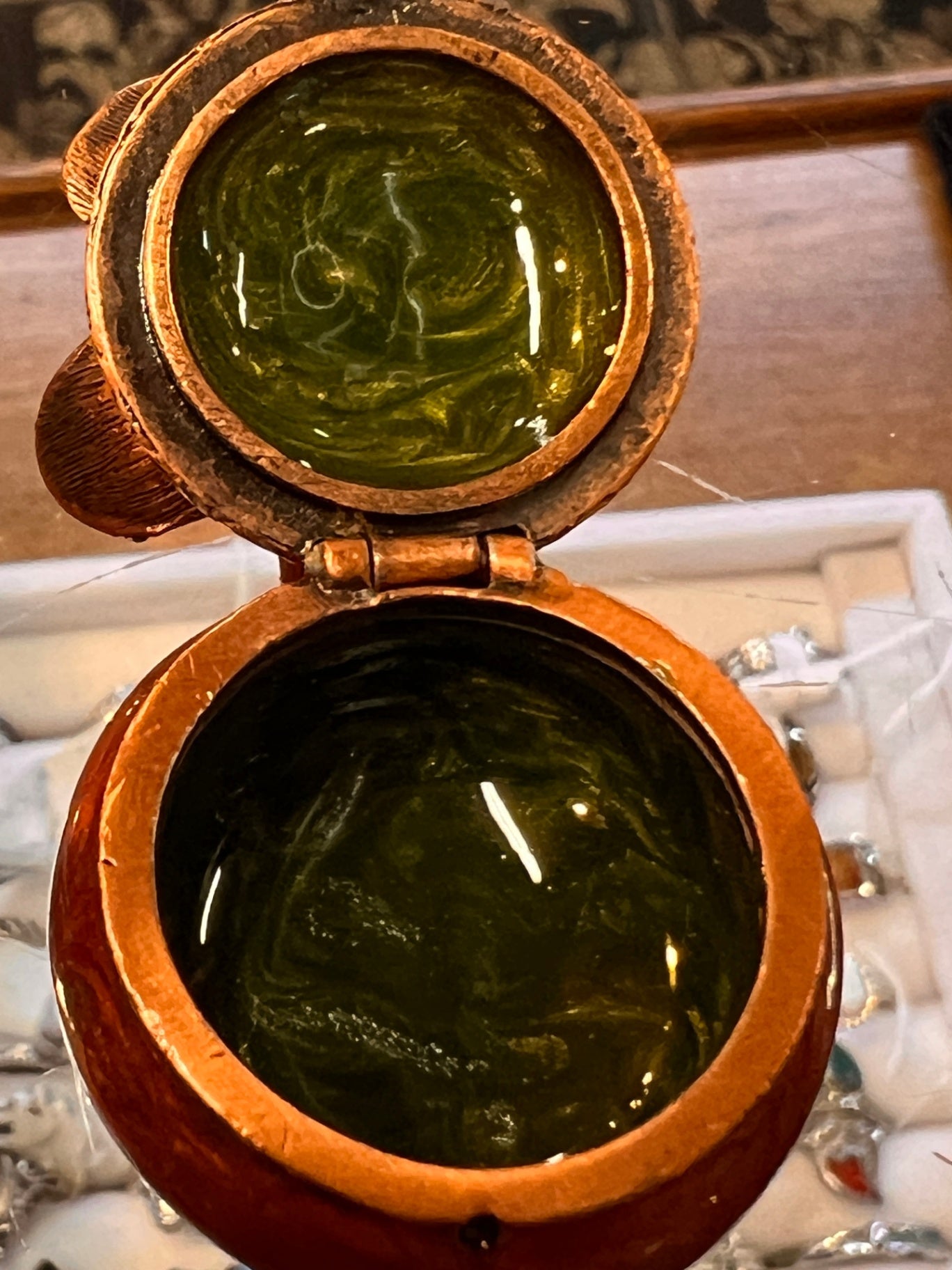 Jay Strongwater Hand-Enameled Jeweled Flower Trinket Box