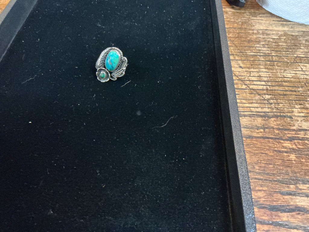 Turquoise/Silver Ring